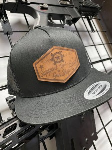 Leather Support Your Local Gun Shop Hats