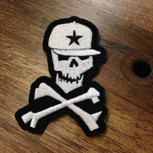 Skully Embroidered Patch