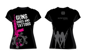 Guns Shoes and Tattoos Girls Shirt