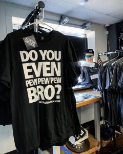 Do You Even Pew Pew Pew Bro Shirt Hanging