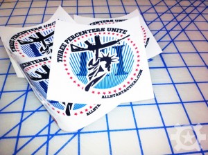Allstar Tactical Three Percenter Stickers
