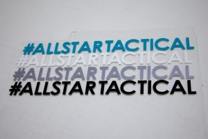 Allstar Tactical Hashtag Sticker