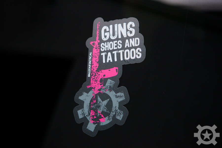 Allstar Tactical Guns Shoes and Tattoos Sticker