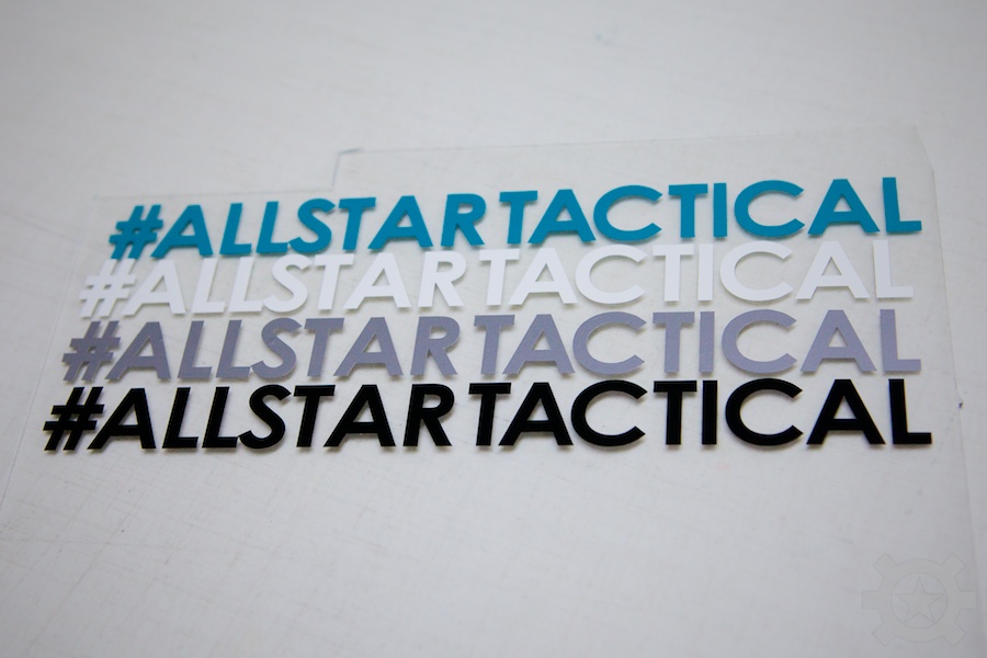 Allstar Tactical Hashtag Ssticker