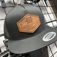 Leather Support Your Local Gun Shop Hats