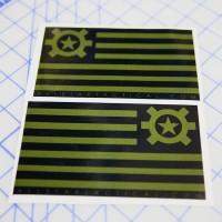 AT Flag Sticker