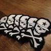 Skully Embroidered Patch