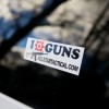 AT I Heart Guns Sticker