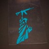 AT Liberty Diecut Sticker Teal