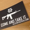 Come and Take It Sticker